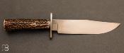 Couteau de chasse en bois de cerf par Laurent Gaillard