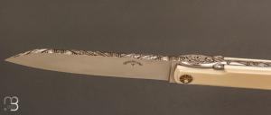  Couteau " Nemours " de collection par Isabelle et Pascal Graveline