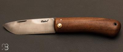 Couteau de poche Le Dodu Noyer avec passe lacet par Frédéric Maschio