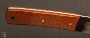 Couteau droit "Hunter" micarta par Don Hanson III