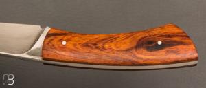   Couteau droit par Nicolas Mestrallet - Atelier du couteau de Vaunaveys - Acier C130 et bois de fer