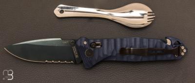 Couteau pliant C.A.C. S200 - Scout Micro Edition Junior - PA6 FV Bleu