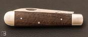 Couteau pliant " LEVIN L" chêne fumé Inox par OTTER - Réf : 261 R RÄU