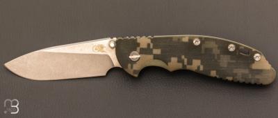 Couteau tactique 3,5'' XM-18 Spanto Digital Camo Stw par Rick Hinderer