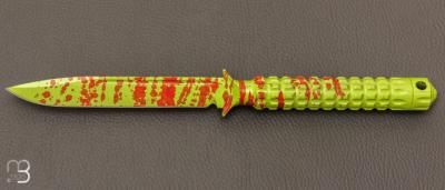    Couteau fixe "116-1Z Zombie Green ADO S/E par Microtech