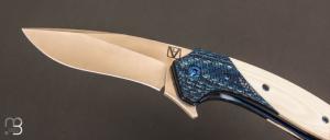 Couteau  "  Faisal Yamin Design Flipper " par Les Voorhies 