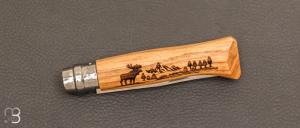 Couteau Opinel N ° 08 ANIMALIA AMERICA - Elan