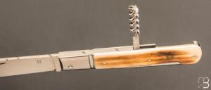    Couteau  "  Pradel 3 pièces " par Romain Alvarez - RWL34 et ivoire de mammouth