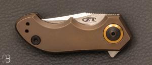 Couteau " ZT0022TIBRZ " de Zéro Tolerance - Design by Tim Galyean