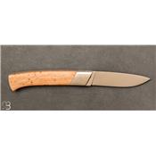 Rhôdanien knife juniper handle with bolster