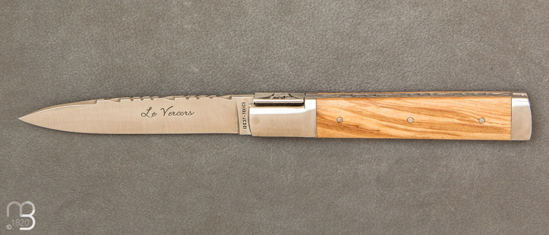 Couteau Vercors olivier avec mitre