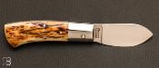 Couteau Italien custom de Giuseppe Galante - RWL34 et mammouth