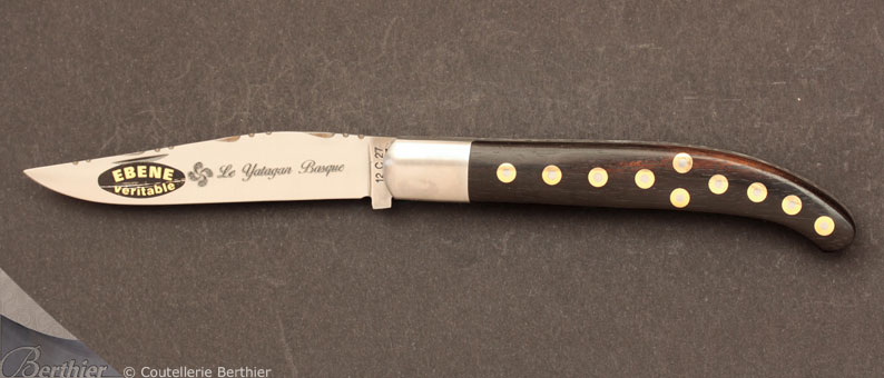 Couteau de poche Yatagan Ebène