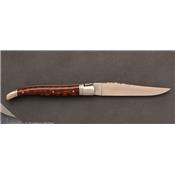 12cm Snakewood Laguiole pocket knife