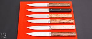  Coffret de 6 couteaux de table 9.47 par Perceval - Multi bois