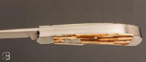    Couteau " 2 Blades Trapper Slip Joint " par Enrique Pena - Mammouth