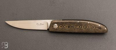   Couteau " 450# " par Des Horn - Fatcarbon "Unigold" et Nitrobe 77