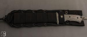   Couteau 7'' GREEN BERET par Chris Reeve - CPM Magnacut et Black canvas micarta