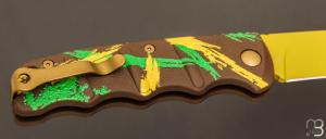 Couteau " AKS 74 Dubai Chocolate " par Böker Plus  - 01KALS153