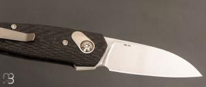   Couteau " AROS " custom de Jens Anso -Fibre de carbone et RWL34
