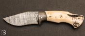Couteau " Big Harry  " custom de Mickaël Moing avec gravure de Serge Raoux