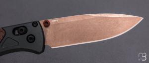 Couteau "Bugout® Taiga Green " par BENCHMADE - 535FE_2602 - Aluminium et Micarta