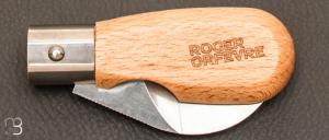   Couteau à Champignon Roger Orfèvre système K-Lock - Hêtre