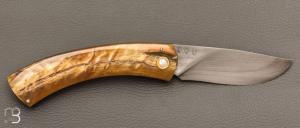 Couteau de poche Corse corne de bélier de Jean-Jacques Bernet
