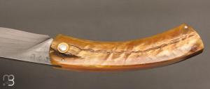 Couteau de poche Corse corne de bélier de Jean-Jacques Bernet