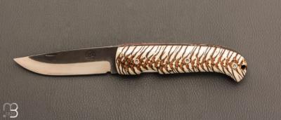  Couteau " Danang " par Citadel Dep Dep - Pomme de pin stabilisé