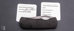      Couteau "Dixon" par MCNees Knives - Titane et lame en Magnacut