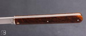   Couteau " Effilé"  par Adrien Vautrin - Micarta Vintage et 14c28n