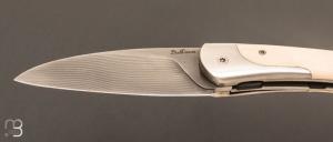  Couteau " Eliptix " custom liner lock elforyn et damas Suminagashi de Florent Dall'ava - L'atelier Dall'ava