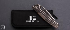   Couteau " Exciton WE22038A-7 " WE KNIFE - N°198/310 - Gray Titanium et CPM 20CV