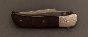   Couteau " Flipper " par MTBlades Ben Thuillier - Bois de fer
