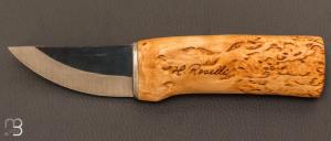 Couteau Grand-père carbone bouleau / R121 par Roselli