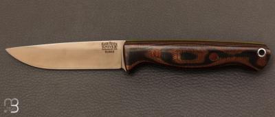 Couteau " Gunny Hunter LT "droit custom micarta et Elmax par Bark River