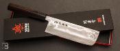 Couteau Japonais Kanetsune Blue Paper Steel N°2 damas  - Nakiri 165mm
