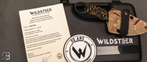  Couteau Karlican Édition Limitée 20 ans Wildsteer - Paracorde et lame noire