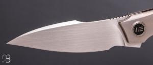   Couteau " Krait Snake WE24084-2 " WE KNIFE - Gray Titanium et M390
