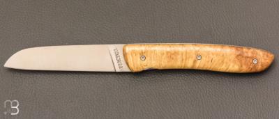   Couteau " L08 " par Perceval - Loupe d'Acacia et 19C27