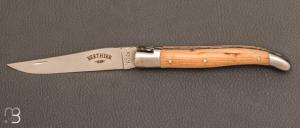  Couteau " Laguiole Berthier " 12cm - loupe de cade - lame 12c27