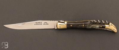    Couteau Laguiole 3 pièces 12 cm Hors concours Corne Blonde par Calmels