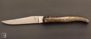   Couteau " Laguiole " custom de David Dauvillaire - Os de mammouth