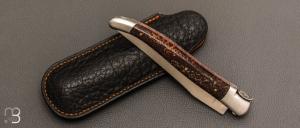    Couteau Laguiole par Vent d'Aubrac - Jérôme Lamic - Palmier noir