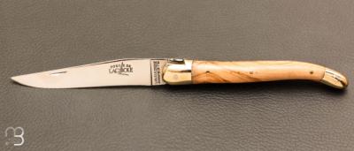 Couteau Laguiole olivier 11 cm - Mitres laiton