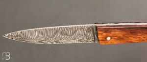  Couteau " Le Lombard" par Fontenille-Pataud - Bois de fer et Damasteel