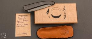  Couteau  "  Le Passager " de Pierre Thomas - Atelier Odae - Bronze noirci