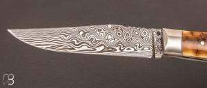 Couteau " Le Savoyard " par Fontenille-Pataud - Mammouth et damas