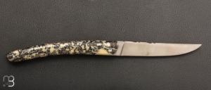   Couteau " Le Thiers 12cm " pliant par Le Fidèle - Bouse de vache